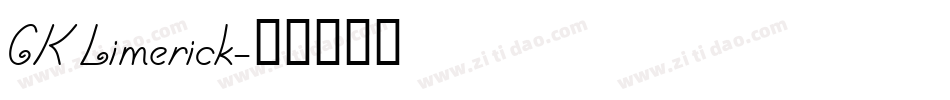 CK Limerick字体转换